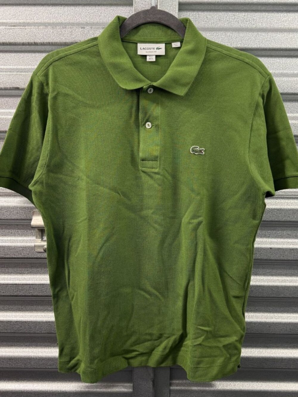 LACOSTE GREEN CLASSIC FIT POLO SHIRT